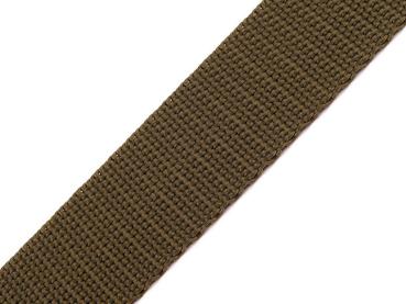 Gurtband Uni 30 mm Khaki